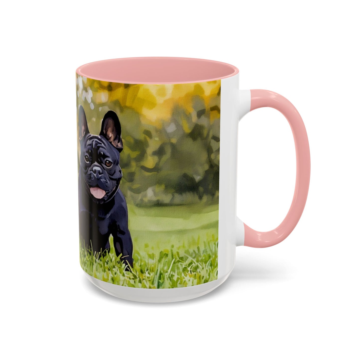 Personalized Watercolor Coffee Mug, Dog Lovers Gift, Cute Accent Mug, Animal Lover's Drinkware, Cat & Dog Mug, Pet Lover Gift