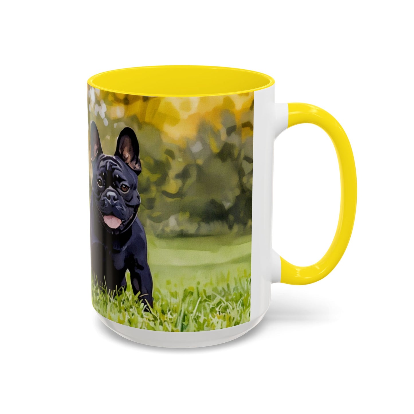 Personalized Watercolor Coffee Mug, Dog Lovers Gift, Cute Accent Mug, Animal Lover's Drinkware, Cat & Dog Mug, Pet Lover Gift