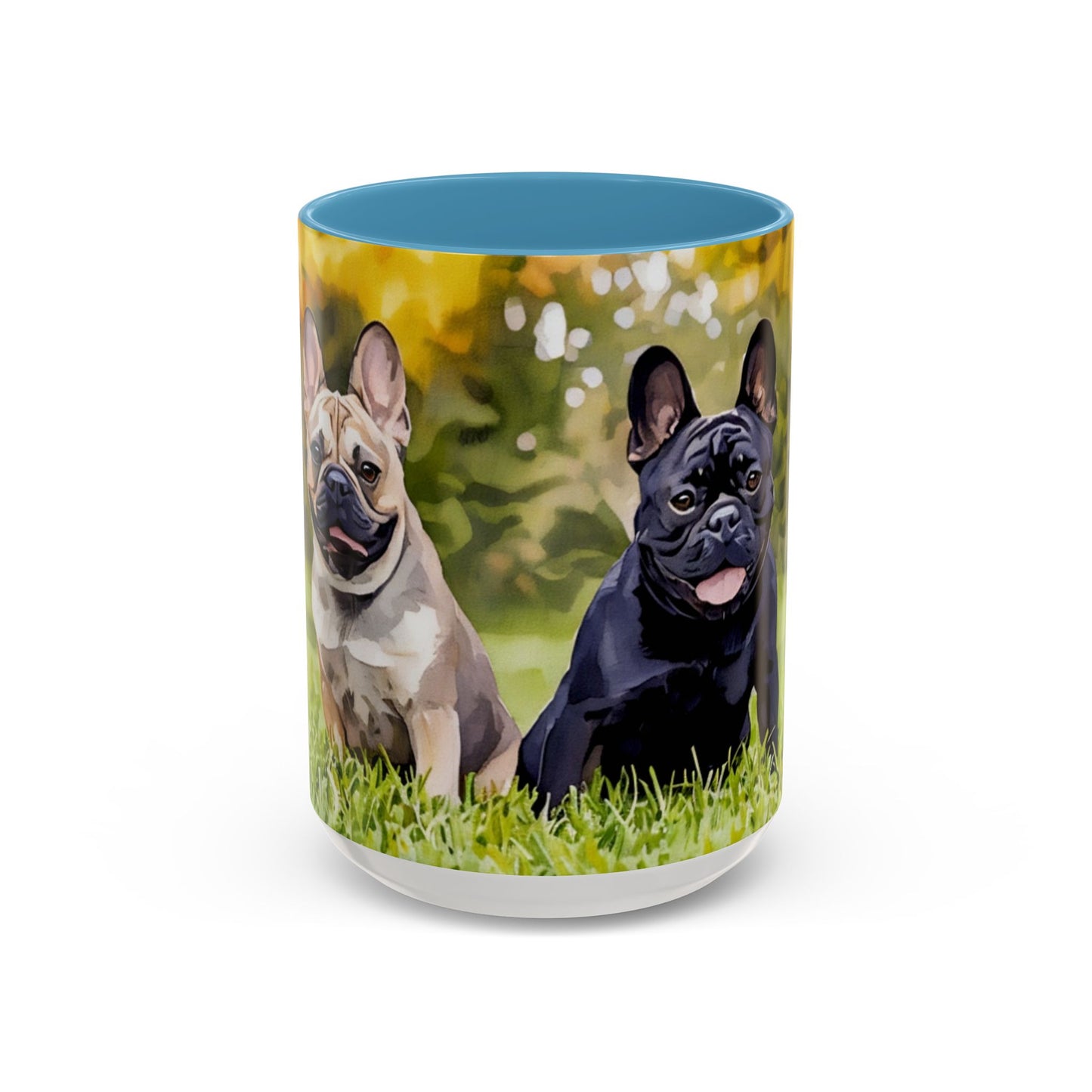 Personalized Watercolor Coffee Mug, Dog Lovers Gift, Cute Accent Mug, Animal Lover's Drinkware, Cat & Dog Mug, Pet Lover Gift