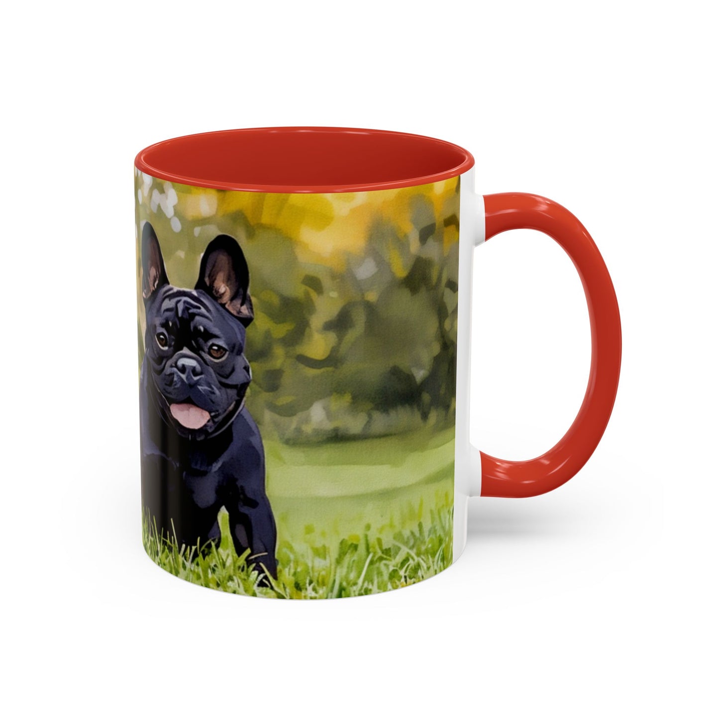 Personalized Watercolor Coffee Mug, Dog Lovers Gift, Cute Accent Mug, Animal Lover's Drinkware, Cat & Dog Mug, Pet Lover Gift