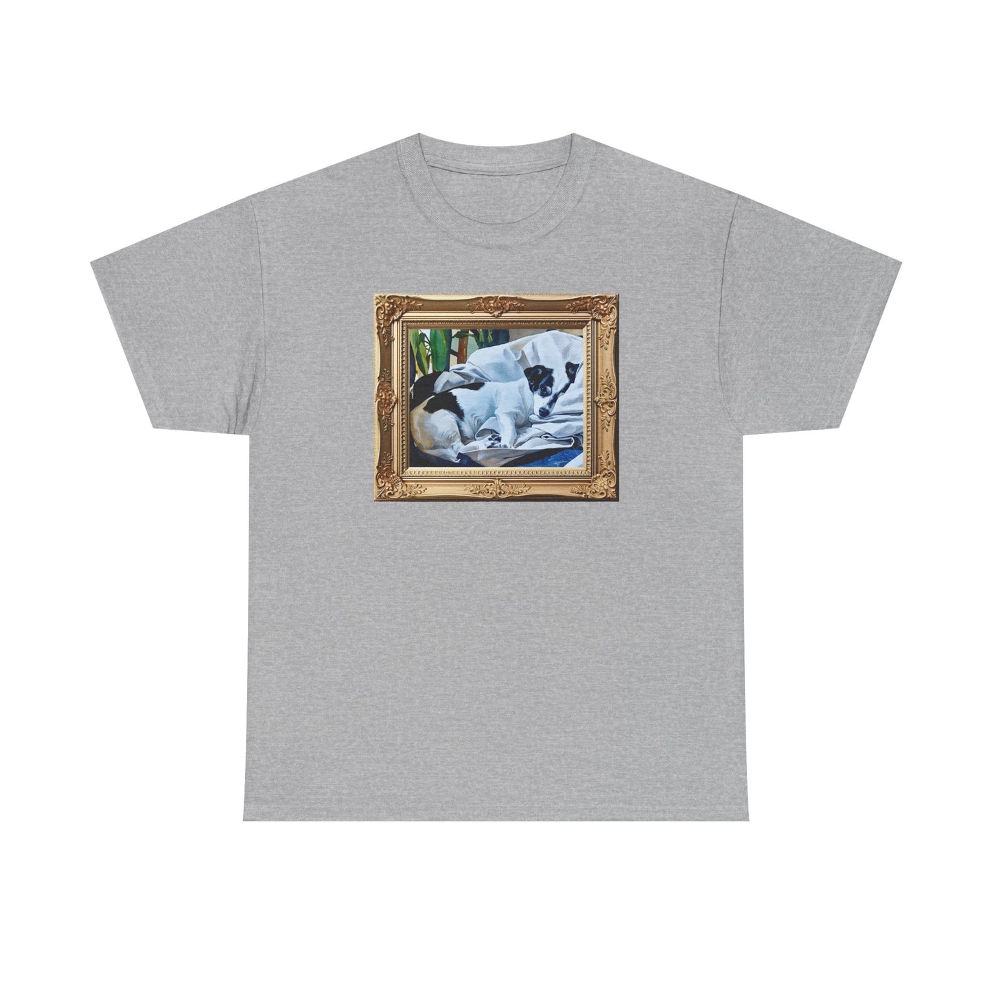 Personalized Watercolor Horizontal Large Pet Art, Pet Lover Shirt, Gift for Dog Owners, Casual Wear, Unique Pet Art Tee
