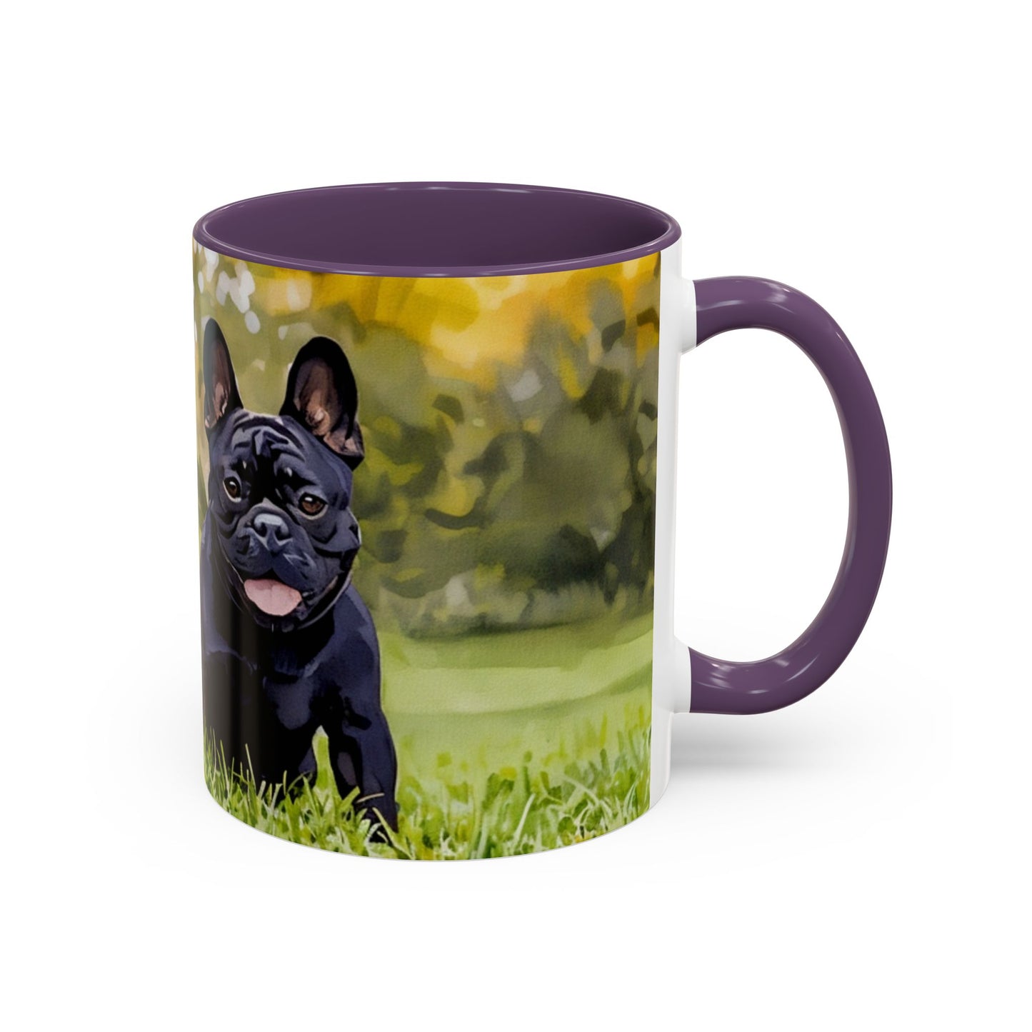 Personalized Watercolor Coffee Mug, Dog Lovers Gift, Cute Accent Mug, Animal Lover's Drinkware, Cat & Dog Mug, Pet Lover Gift