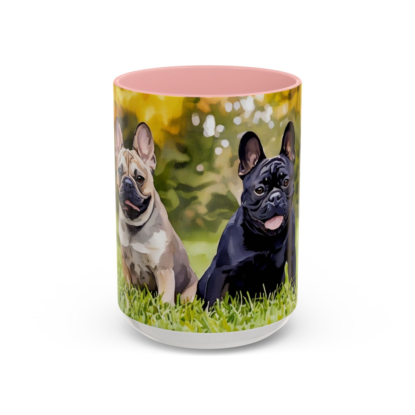 Personalized Watercolor Coffee Mug, Dog Lovers Gift, Cute Accent Mug, Animal Lover's Drinkware, Cat & Dog Mug, Pet Lover Gift
