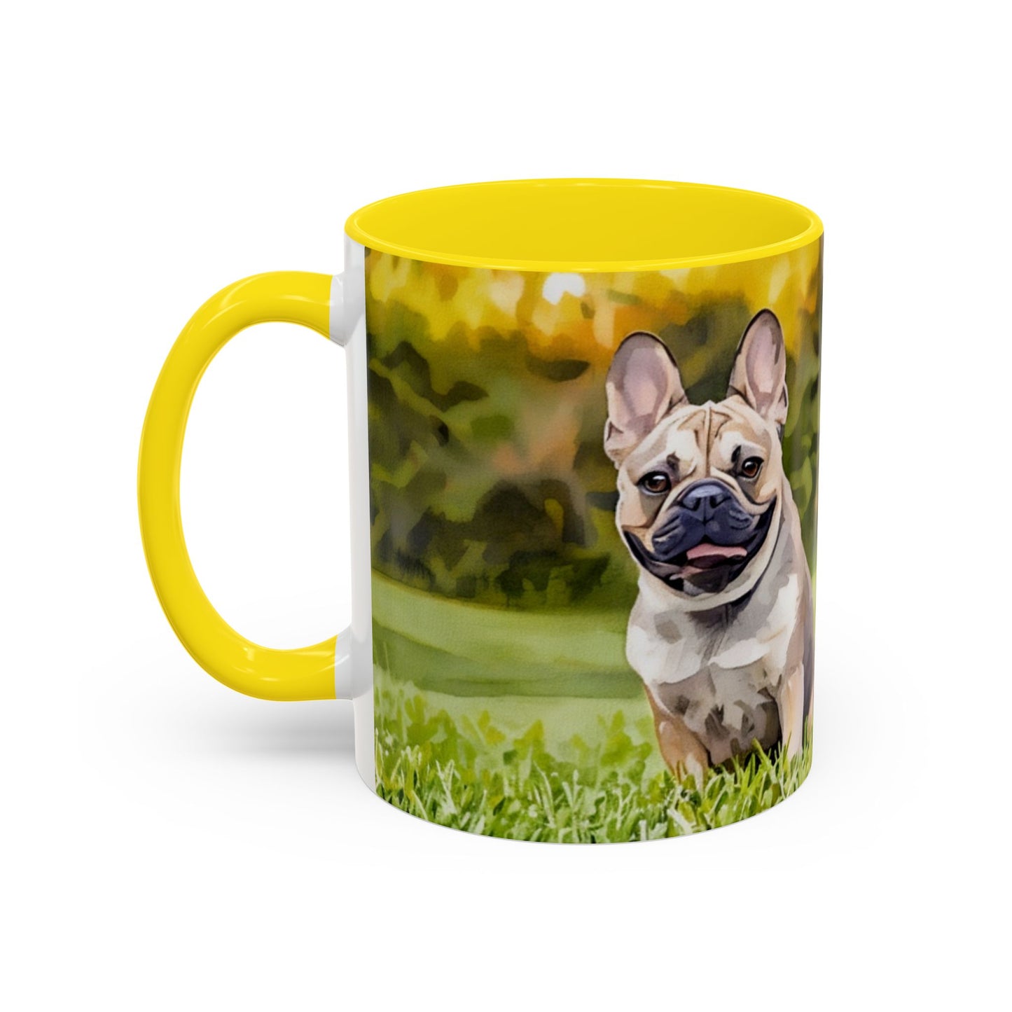 Personalized Watercolor Coffee Mug, Dog Lovers Gift, Cute Accent Mug, Animal Lover's Drinkware, Cat & Dog Mug, Pet Lover Gift