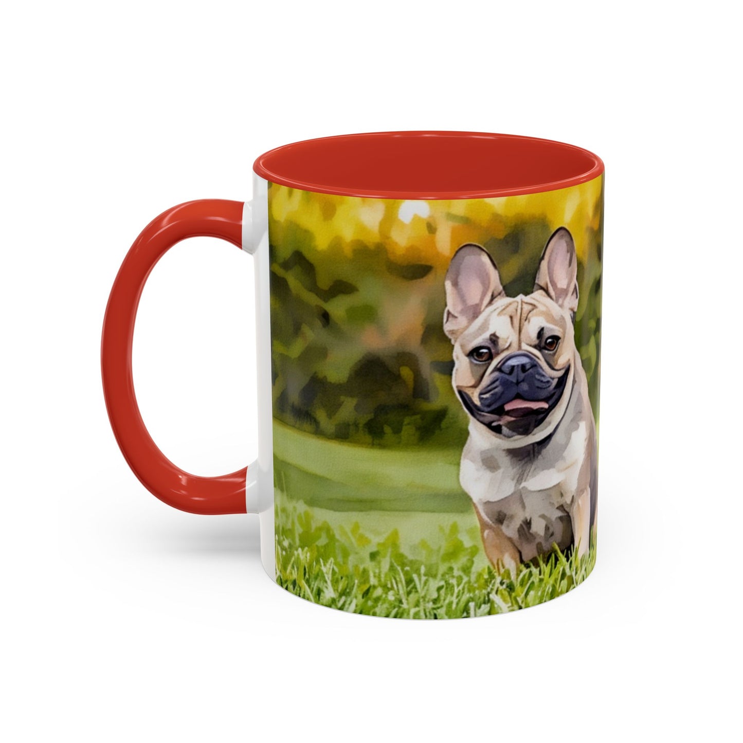 Personalized Watercolor Coffee Mug, Dog Lovers Gift, Cute Accent Mug, Animal Lover's Drinkware, Cat & Dog Mug, Pet Lover Gift
