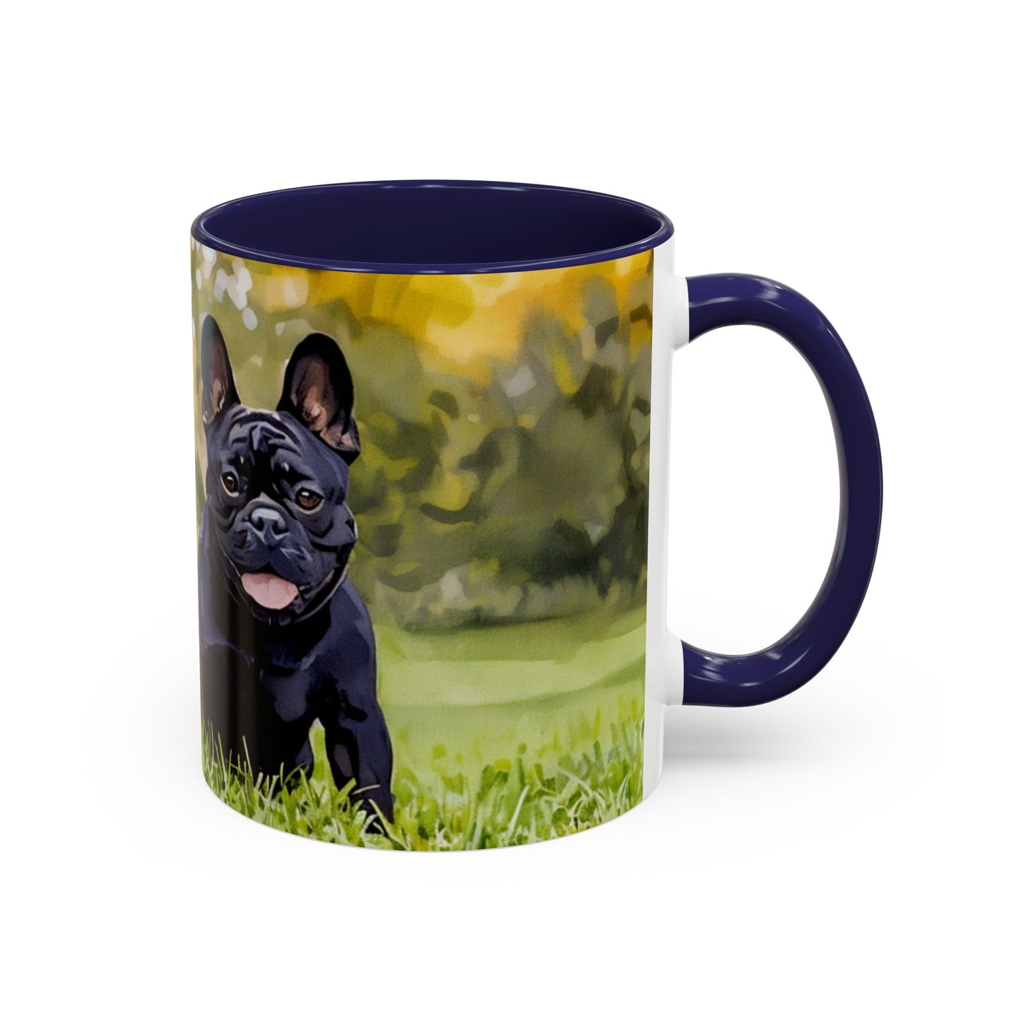 Personalized Watercolor Coffee Mug, Dog Lovers Gift, Cute Accent Mug, Animal Lover's Drinkware, Cat & Dog Mug, Pet Lover Gift