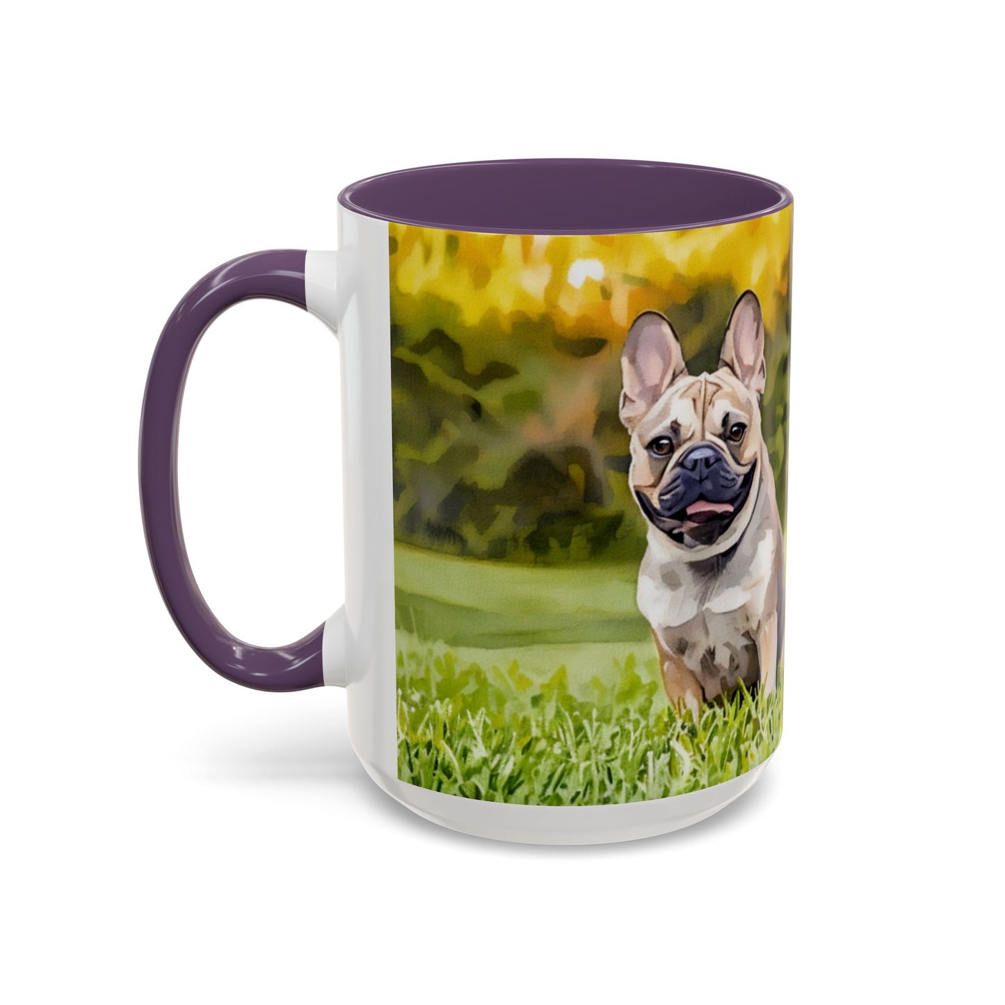 Personalized Watercolor Coffee Mug, Dog Lovers Gift, Cute Accent Mug, Animal Lover's Drinkware, Cat & Dog Mug, Pet Lover Gift