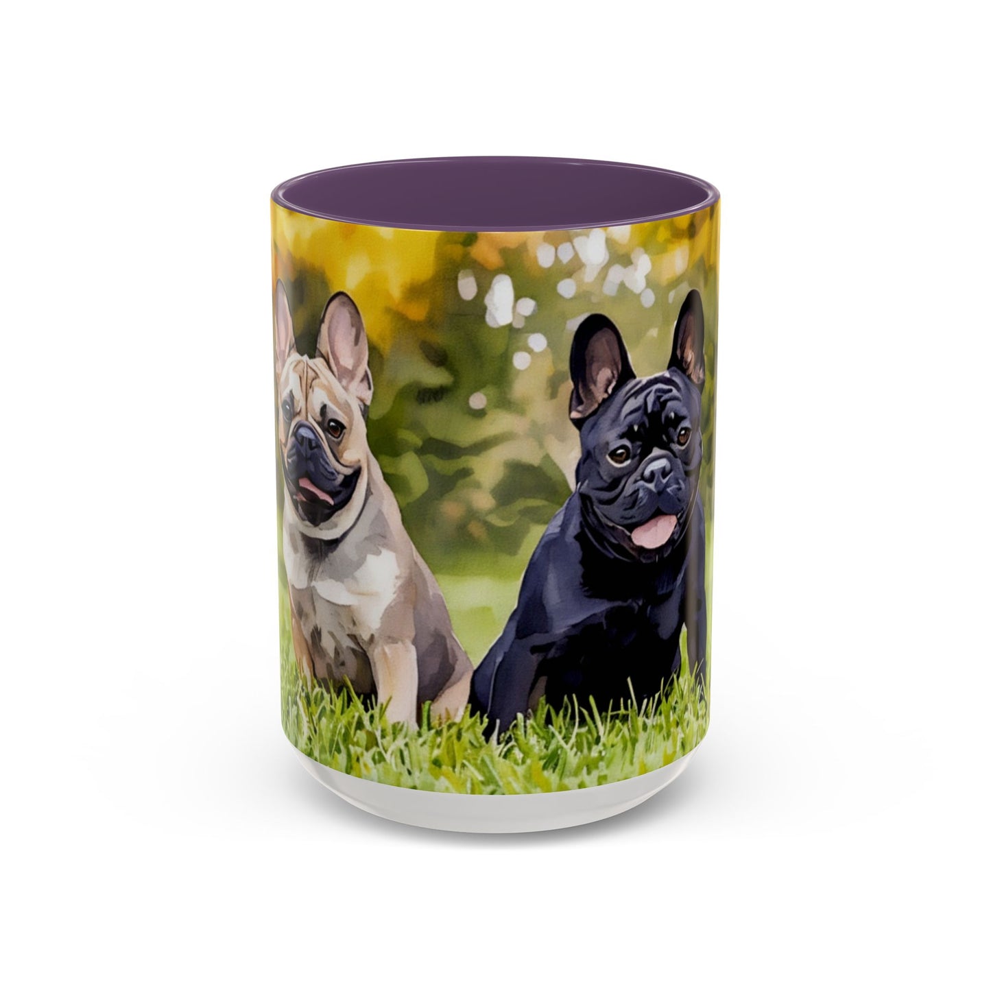 Personalized Watercolor Coffee Mug, Dog Lovers Gift, Cute Accent Mug, Animal Lover's Drinkware, Cat & Dog Mug, Pet Lover Gift