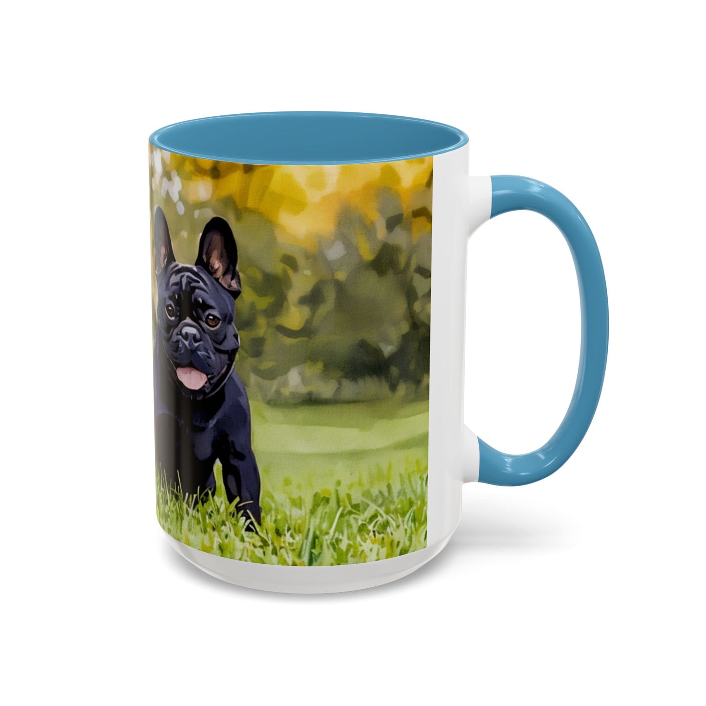 Personalized Watercolor Coffee Mug, Dog Lovers Gift, Cute Accent Mug, Animal Lover's Drinkware, Cat & Dog Mug, Pet Lover Gift
