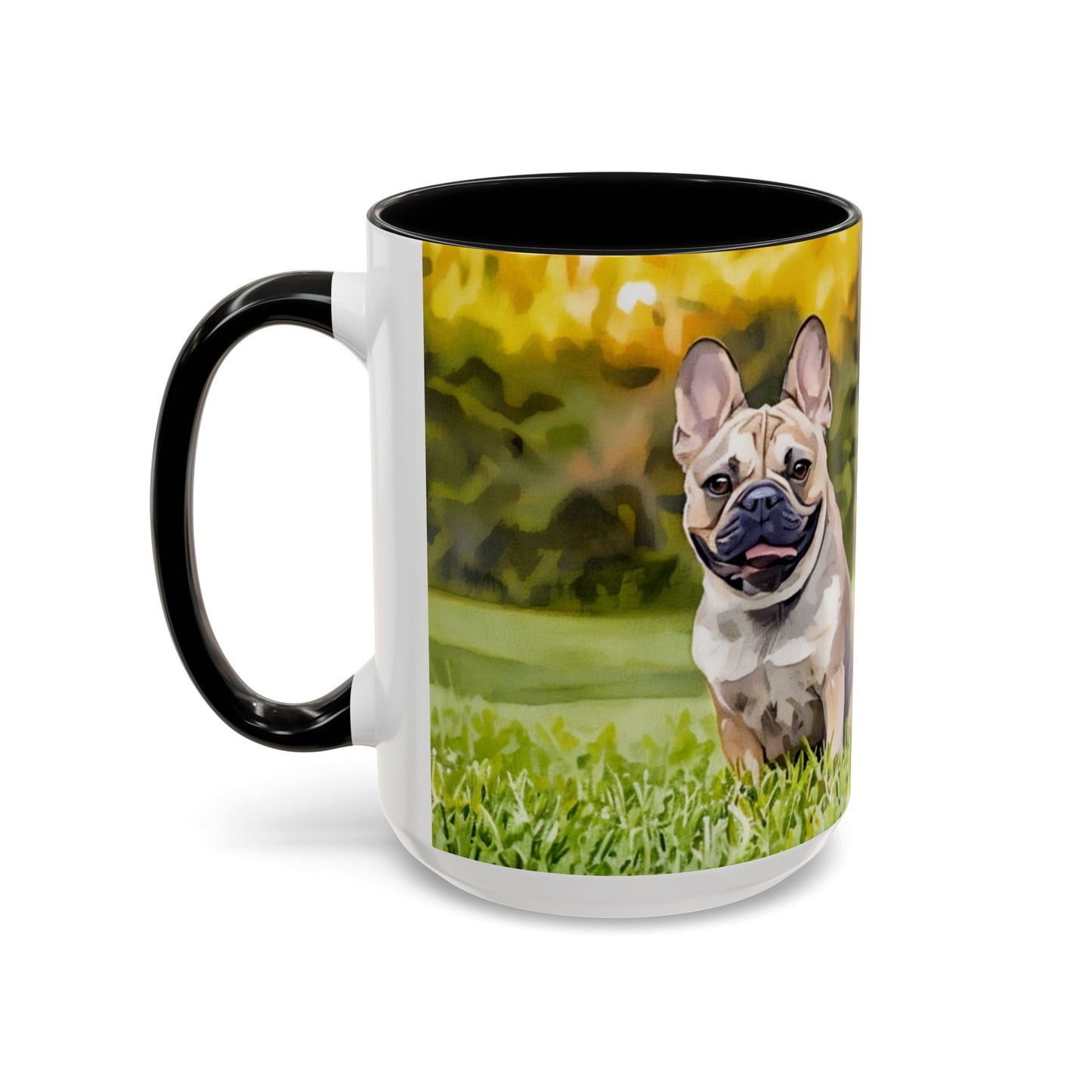 Personalized Watercolor Coffee Mug, Dog Lovers Gift, Cute Accent Mug, Animal Lover's Drinkware, Cat & Dog Mug, Pet Lover Gift