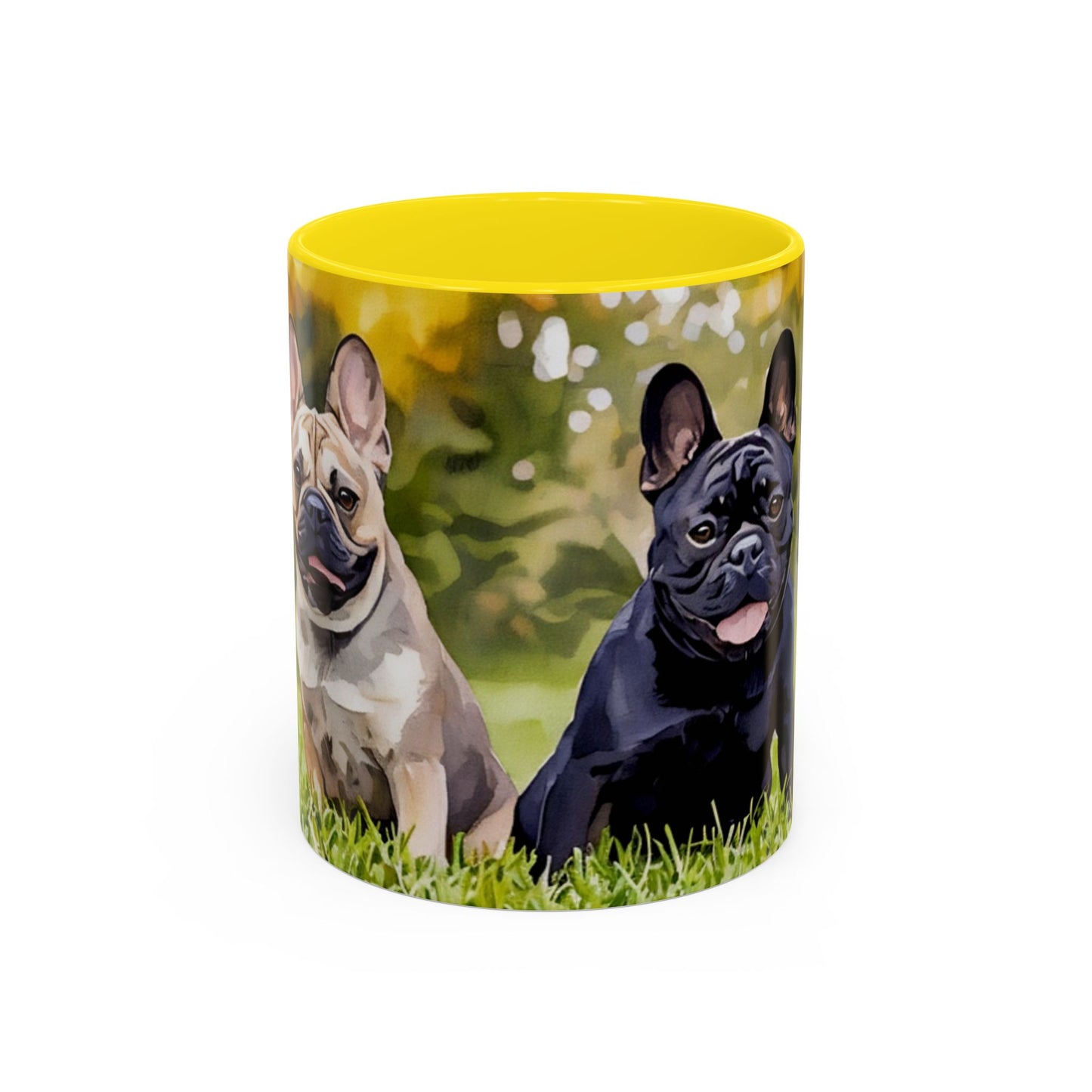 Personalized Watercolor Coffee Mug, Dog Lovers Gift, Cute Accent Mug, Animal Lover's Drinkware, Cat & Dog Mug, Pet Lover Gift