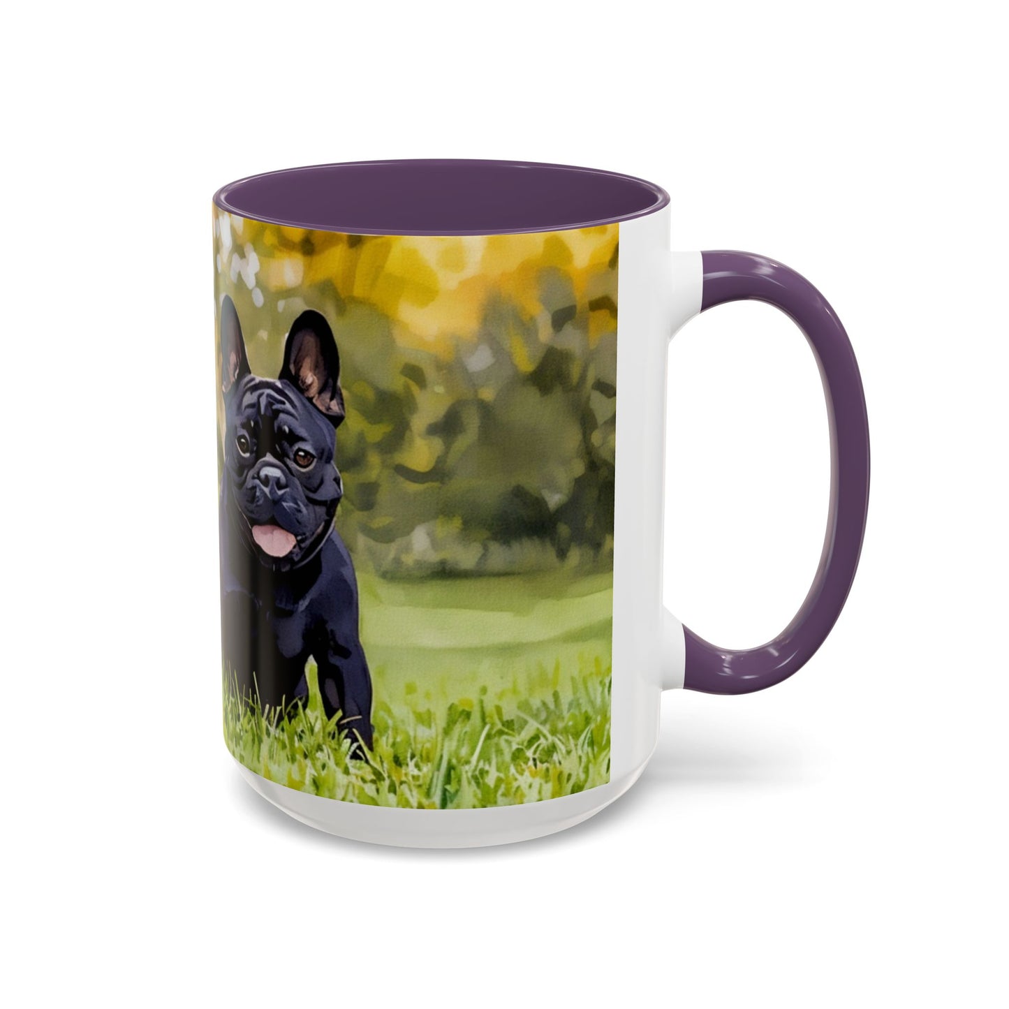 Personalized Watercolor Coffee Mug, Dog Lovers Gift, Cute Accent Mug, Animal Lover's Drinkware, Cat & Dog Mug, Pet Lover Gift