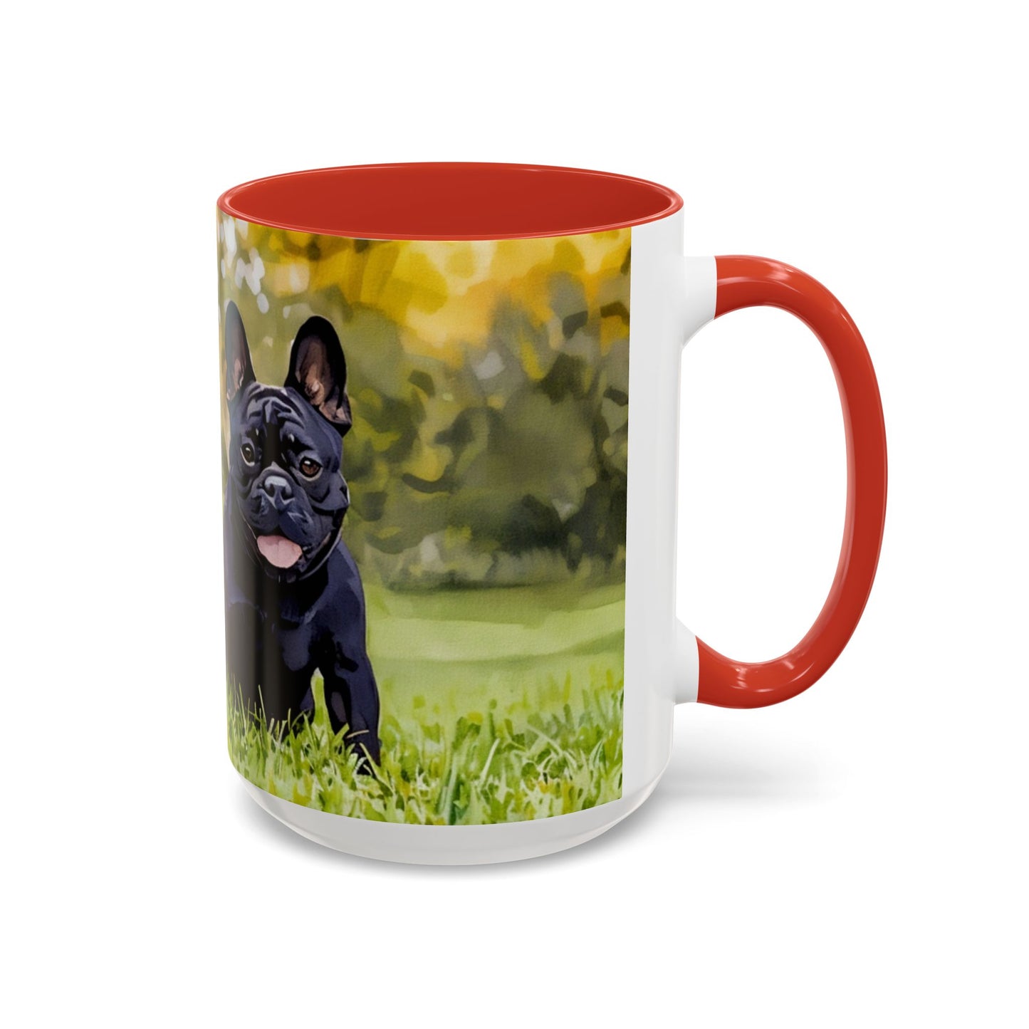 Personalized Watercolor Coffee Mug, Dog Lovers Gift, Cute Accent Mug, Animal Lover's Drinkware, Cat & Dog Mug, Pet Lover Gift