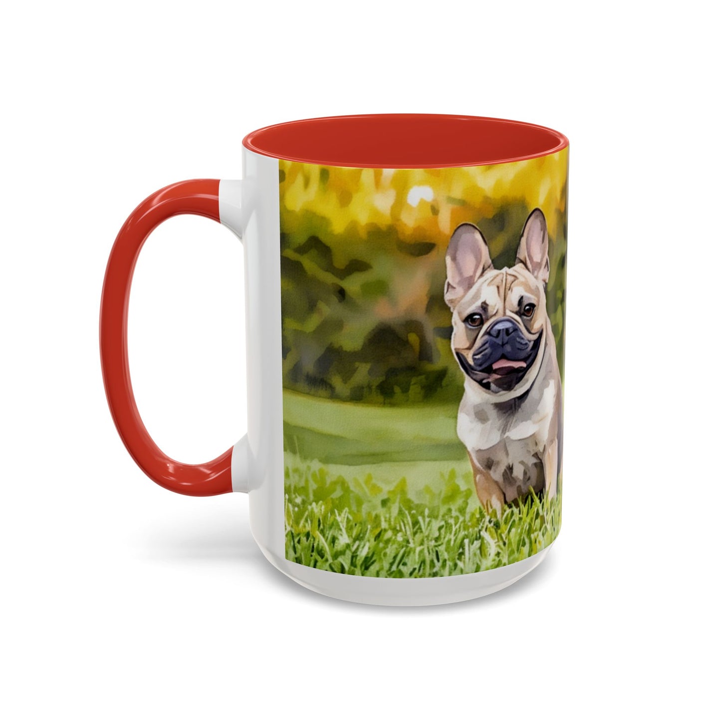 Personalized Watercolor Coffee Mug, Dog Lovers Gift, Cute Accent Mug, Animal Lover's Drinkware, Cat & Dog Mug, Pet Lover Gift