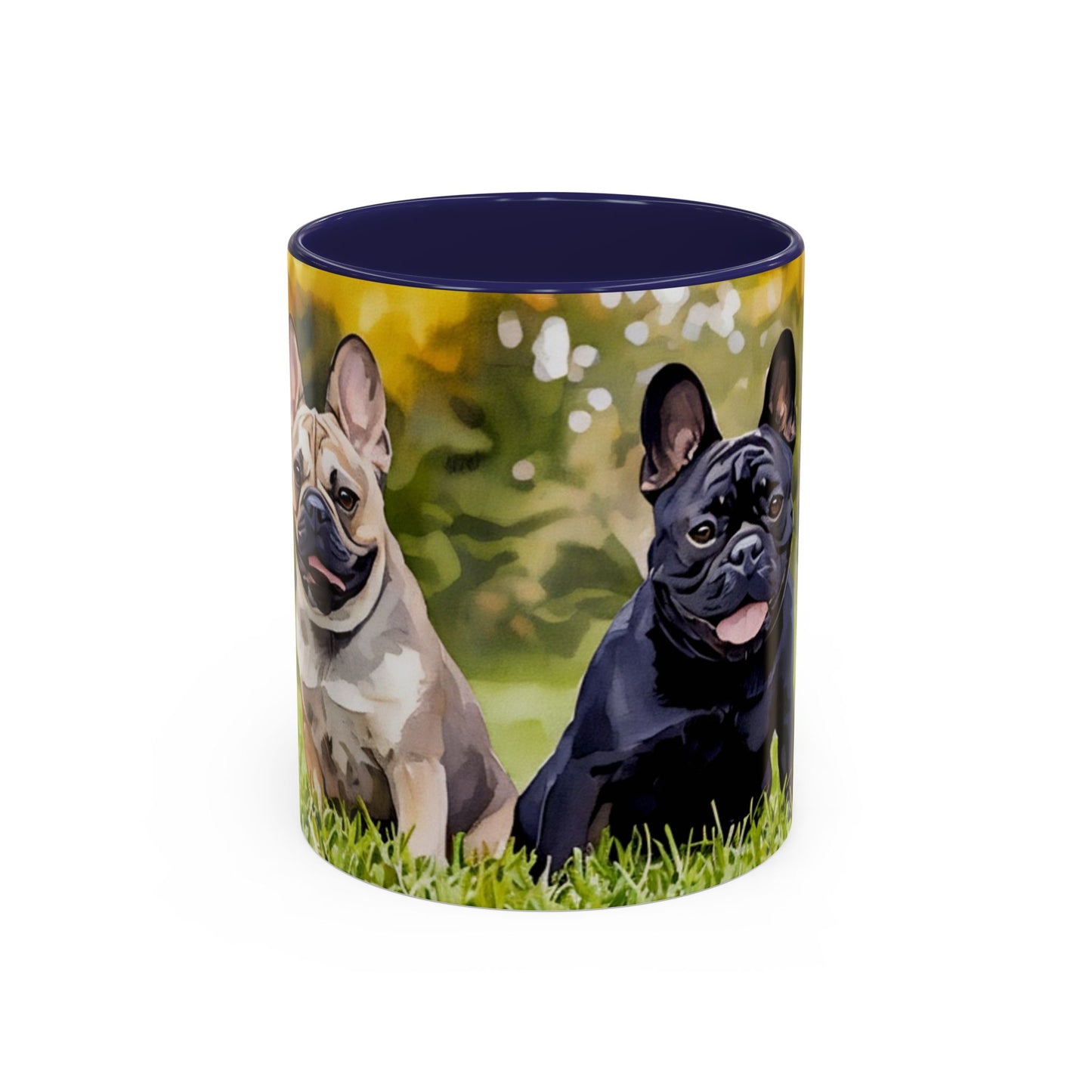 Personalized Watercolor Coffee Mug, Dog Lovers Gift, Cute Accent Mug, Animal Lover's Drinkware, Cat & Dog Mug, Pet Lover Gift