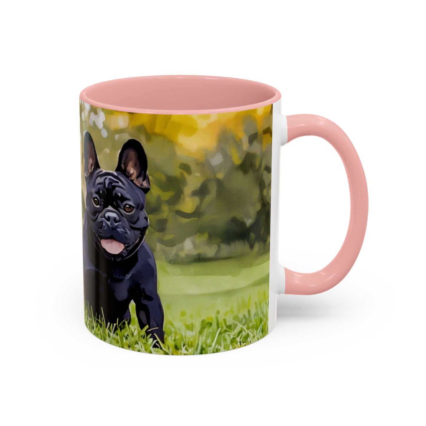 Personalized Watercolor Coffee Mug, Dog Lovers Gift, Cute Accent Mug, Animal Lover's Drinkware, Cat & Dog Mug, Pet Lover Gift