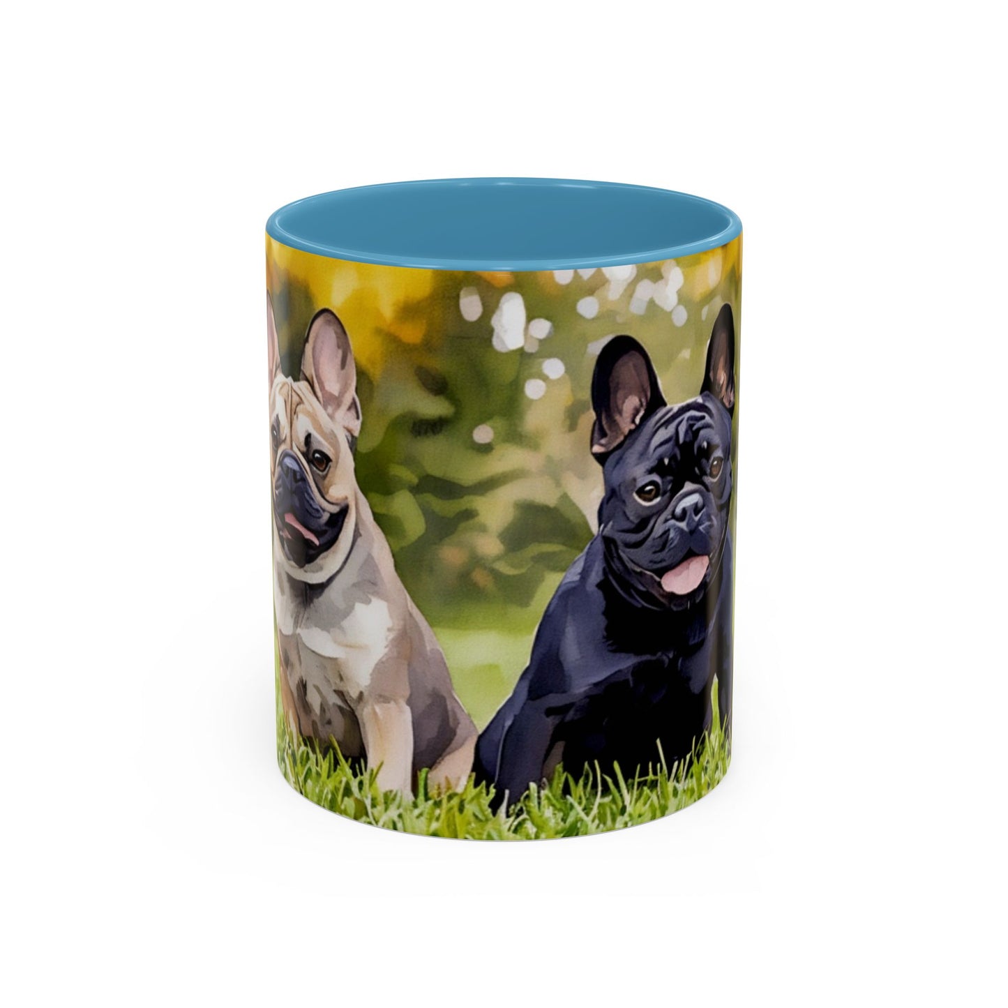 Personalized Watercolor Coffee Mug, Dog Lovers Gift, Cute Accent Mug, Animal Lover's Drinkware, Cat & Dog Mug, Pet Lover Gift