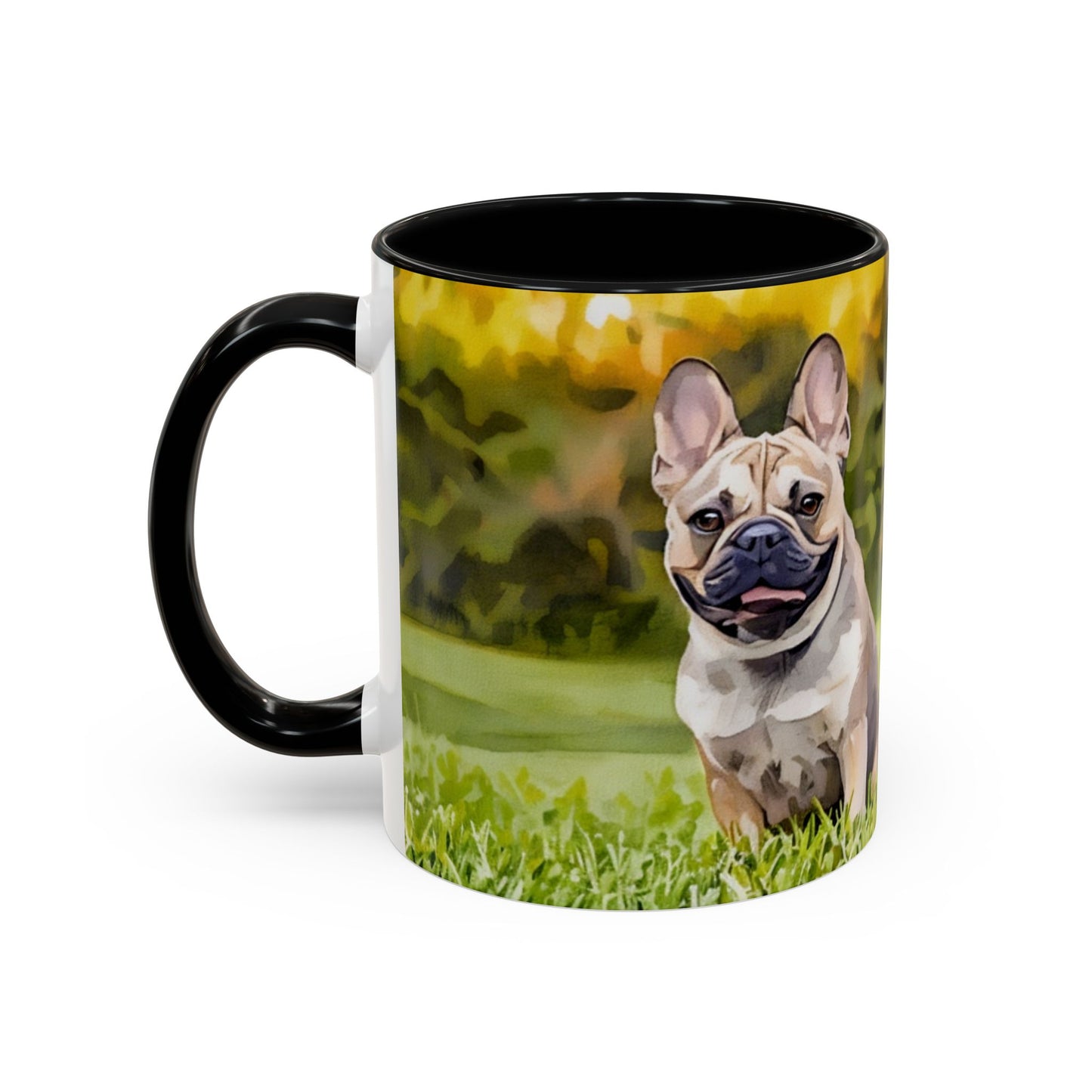 Personalized Watercolor Coffee Mug, Dog Lovers Gift, Cute Accent Mug, Animal Lover's Drinkware, Cat & Dog Mug, Pet Lover Gift