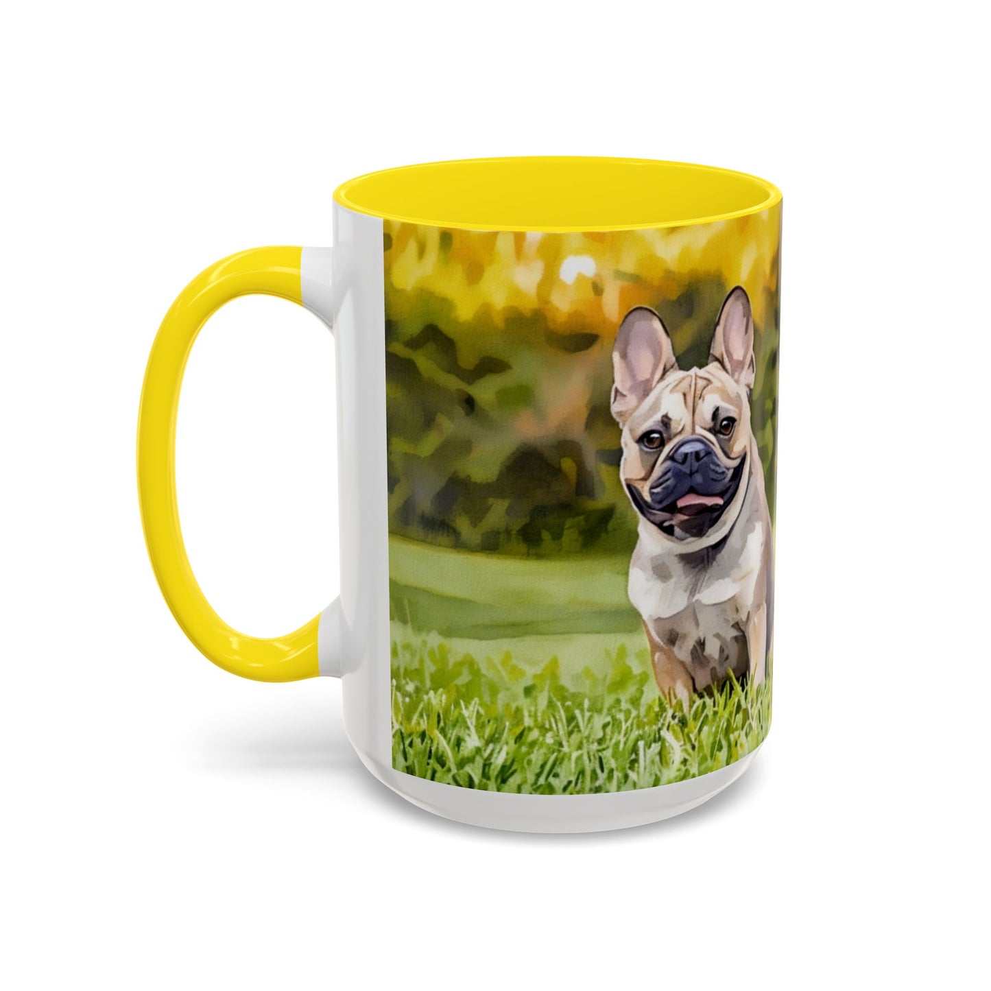 Personalized Watercolor Coffee Mug, Dog Lovers Gift, Cute Accent Mug, Animal Lover's Drinkware, Cat & Dog Mug, Pet Lover Gift