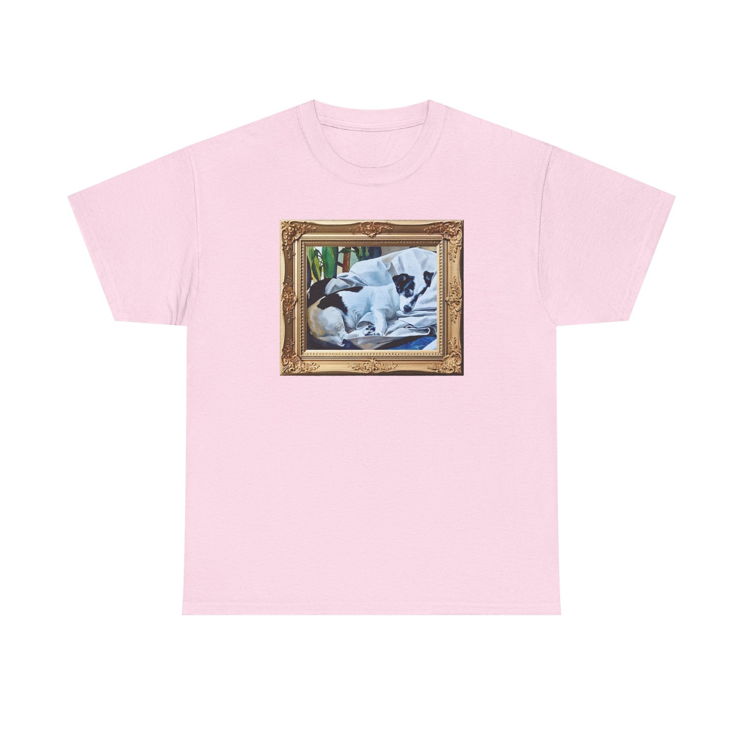 Personalized Watercolor Horizontal Large Pet Art, Pet Lover Shirt, Gift for Dog Owners, Casual Wear, Unique Pet Art Tee