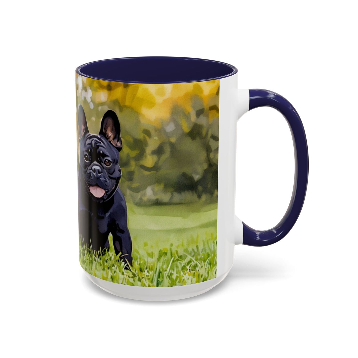 Personalized Watercolor Coffee Mug, Dog Lovers Gift, Cute Accent Mug, Animal Lover's Drinkware, Cat & Dog Mug, Pet Lover Gift