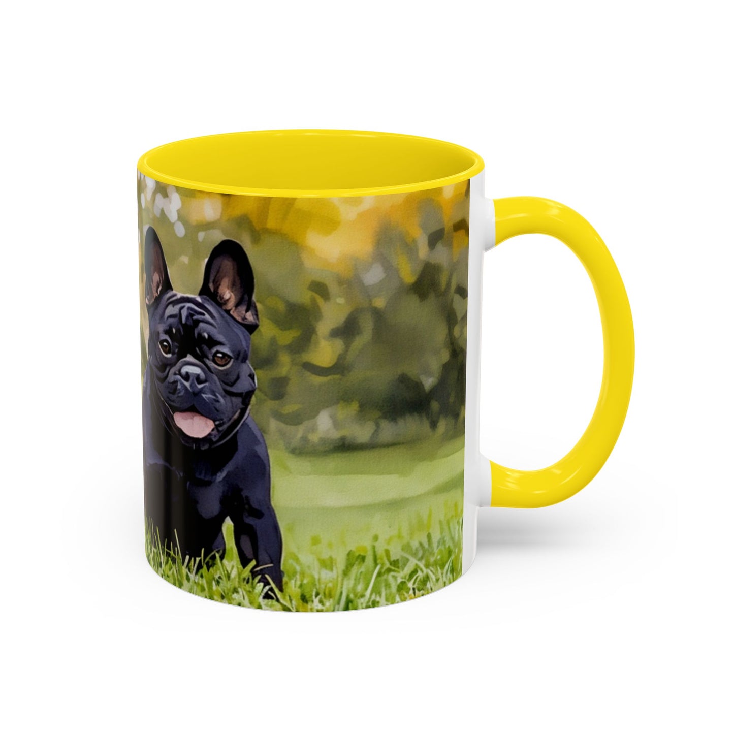 Personalized Watercolor Coffee Mug, Dog Lovers Gift, Cute Accent Mug, Animal Lover's Drinkware, Cat & Dog Mug, Pet Lover Gift