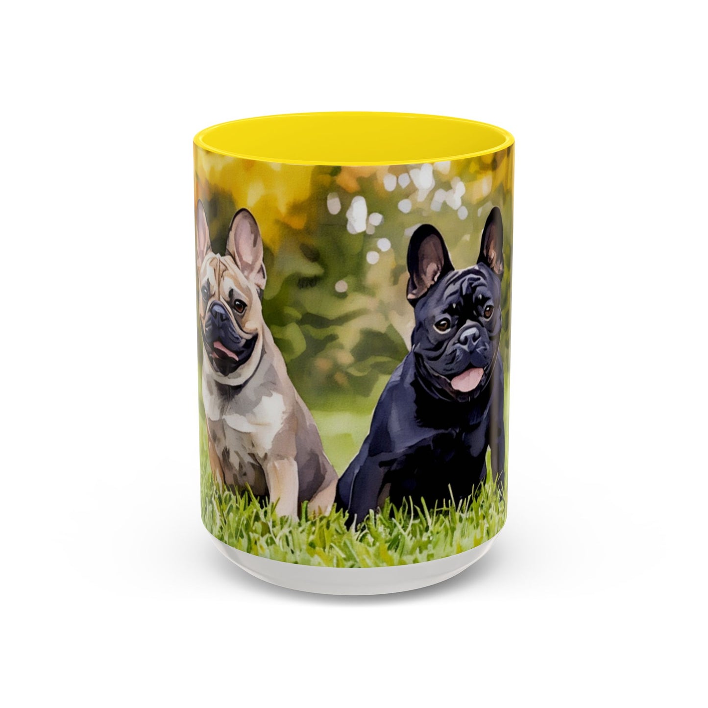 Personalized Watercolor Coffee Mug, Dog Lovers Gift, Cute Accent Mug, Animal Lover's Drinkware, Cat & Dog Mug, Pet Lover Gift