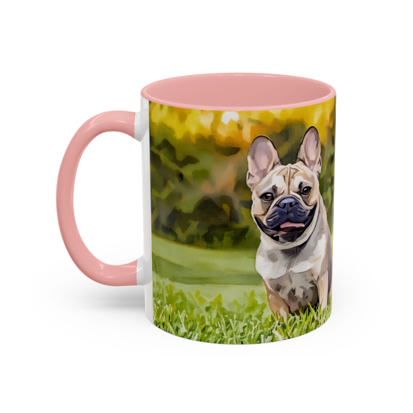 Personalized Watercolor Coffee Mug, Dog Lovers Gift, Cute Accent Mug, Animal Lover's Drinkware, Cat & Dog Mug, Pet Lover Gift