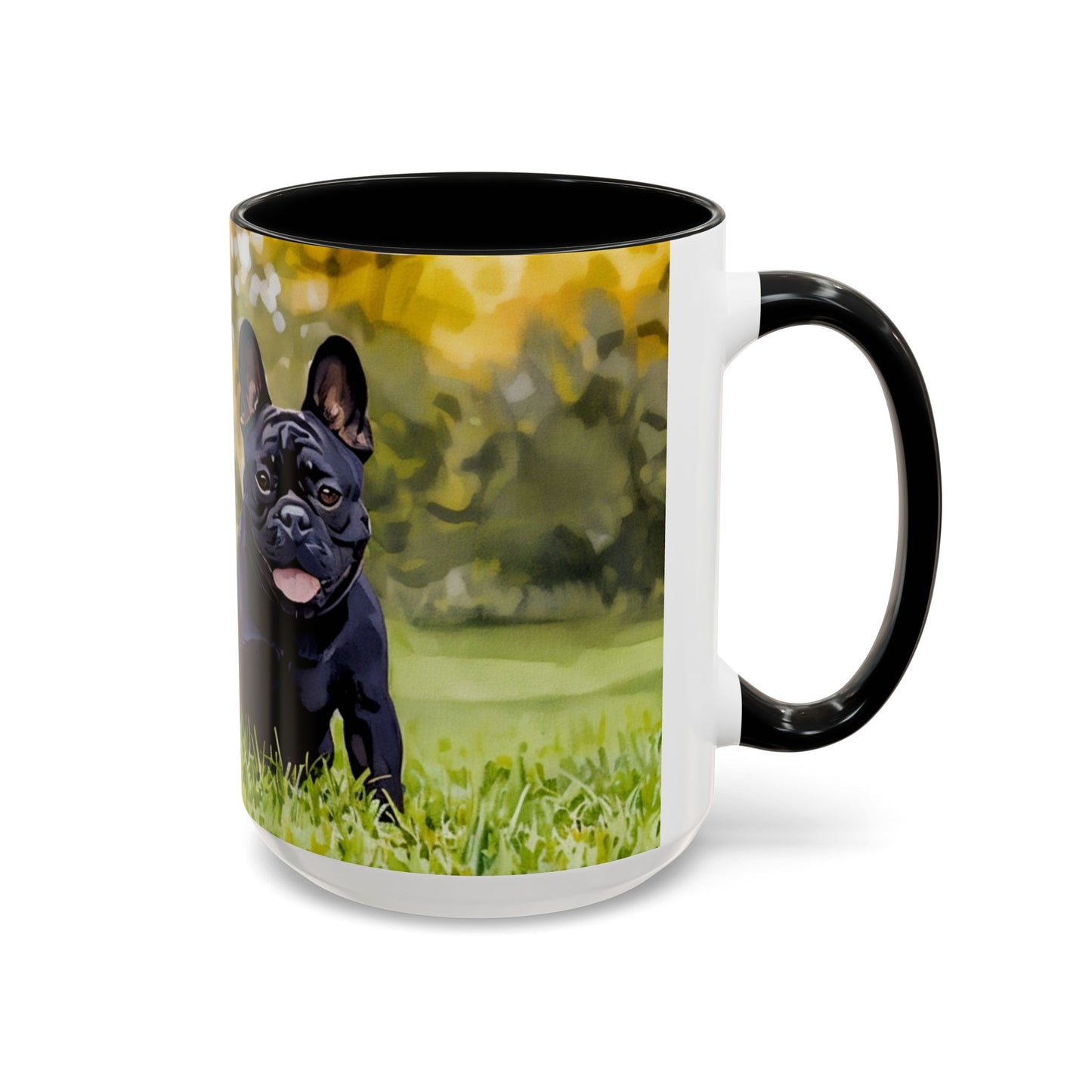 Personalized Watercolor Coffee Mug, Dog Lovers Gift, Cute Accent Mug, Animal Lover's Drinkware, Cat & Dog Mug, Pet Lover Gift