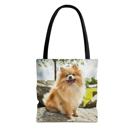 Custom Watercolor Pet Lover Tote Bag, Animal Art Tote, Unique Gift for Dog Owners, Pet Lover Gift, Shopping Bag, Eco-Friendly Tote
