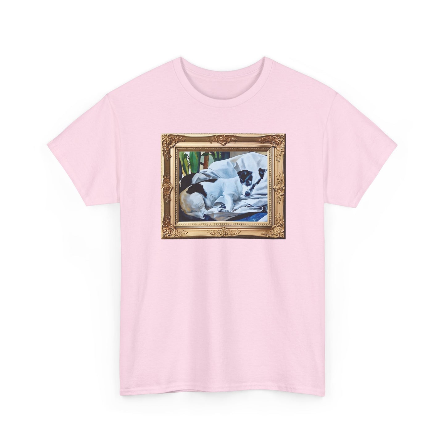Personalized Watercolor Horizontal Large Pet Art, Pet Lover Shirt, Gift for Dog Owners, Casual Wear, Unique Pet Art Tee