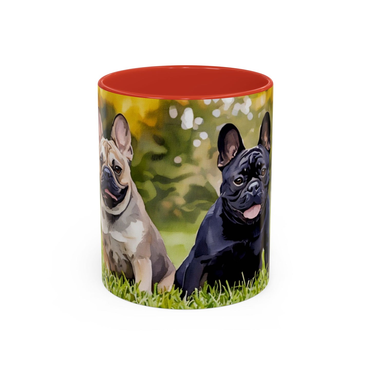 Personalized Watercolor Coffee Mug, Dog Lovers Gift, Cute Accent Mug, Animal Lover's Drinkware, Cat & Dog Mug, Pet Lover Gift