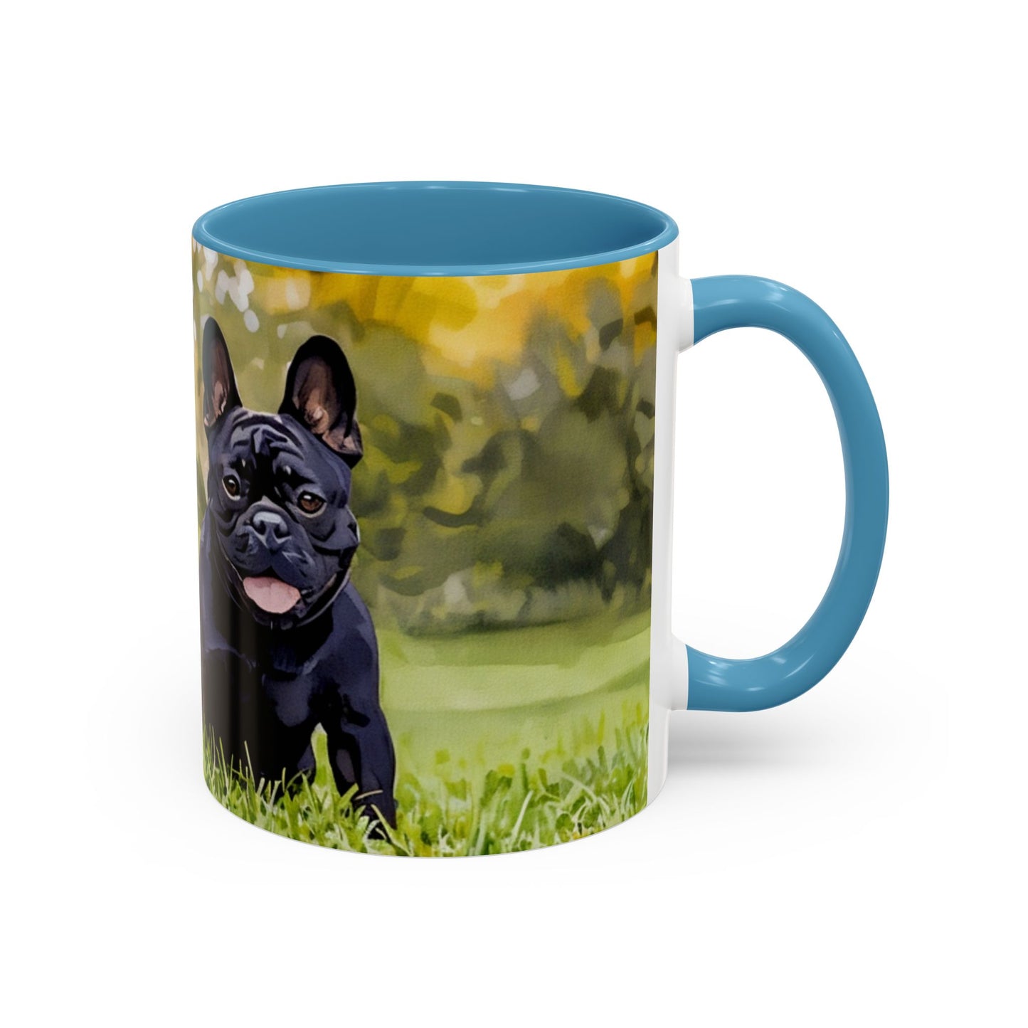 Personalized Watercolor Coffee Mug, Dog Lovers Gift, Cute Accent Mug, Animal Lover's Drinkware, Cat & Dog Mug, Pet Lover Gift