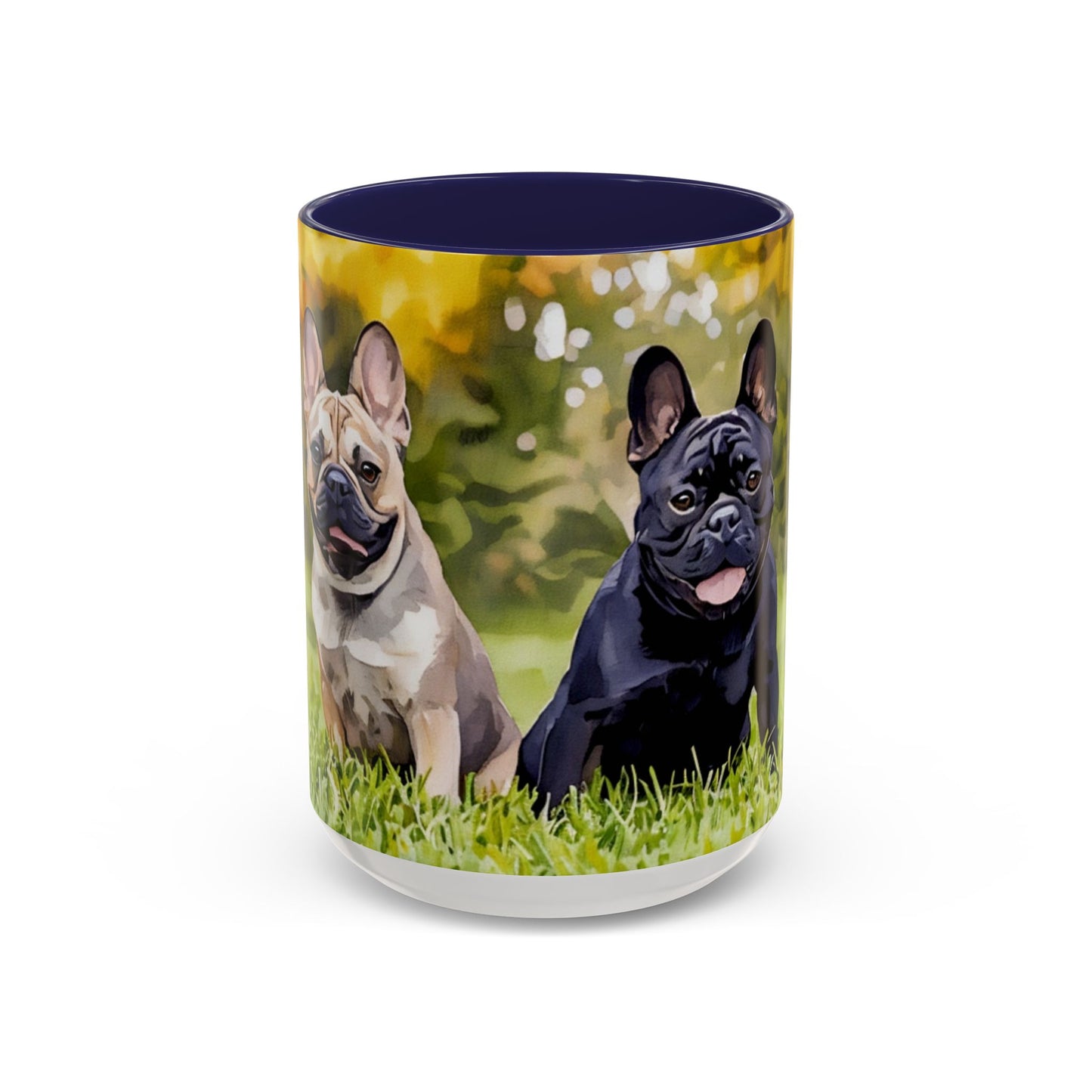 Personalized Watercolor Coffee Mug, Dog Lovers Gift, Cute Accent Mug, Animal Lover's Drinkware, Cat & Dog Mug, Pet Lover Gift