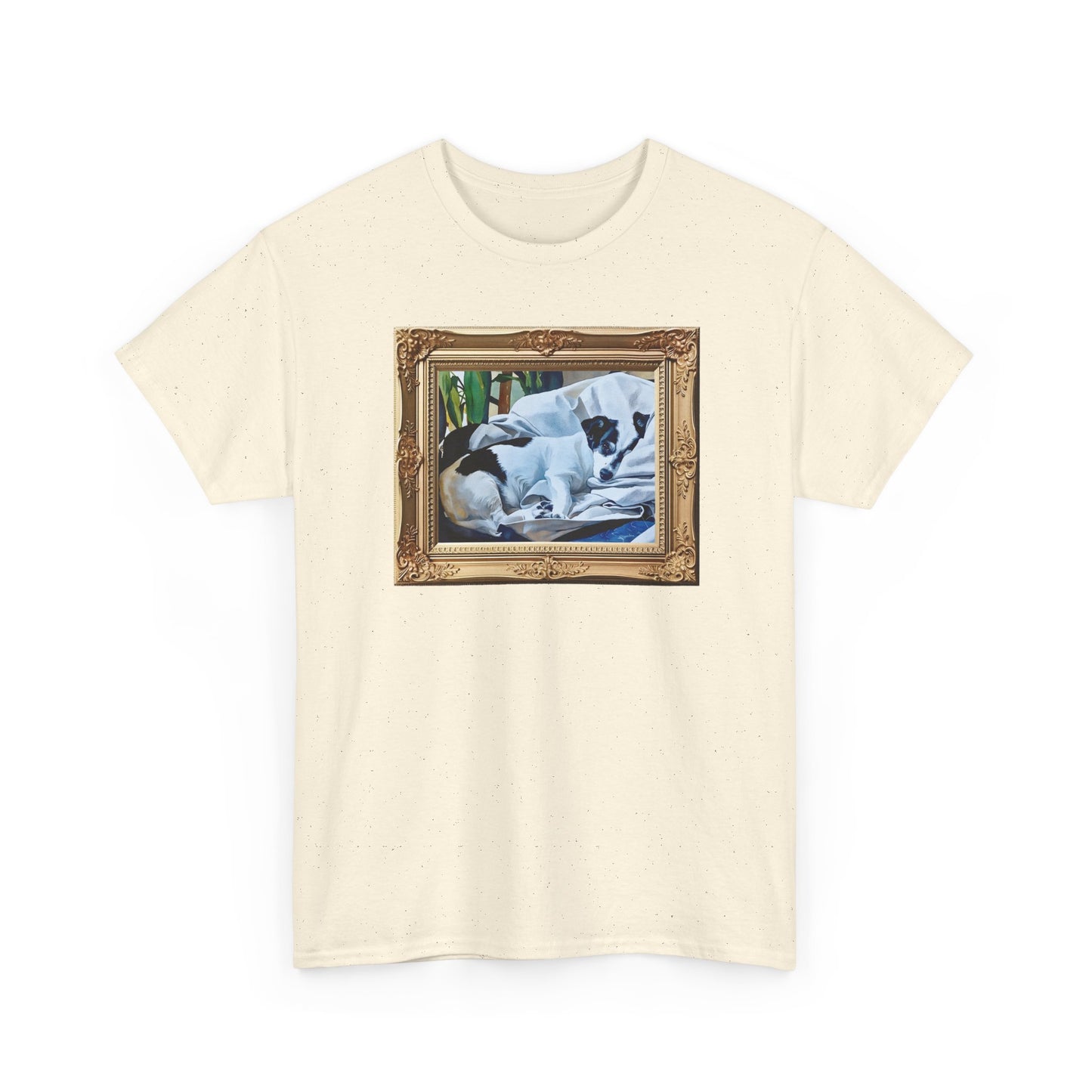 Personalized Watercolor Horizontal Large Pet Art, Pet Lover Shirt, Gift for Dog Owners, Casual Wear, Unique Pet Art Tee