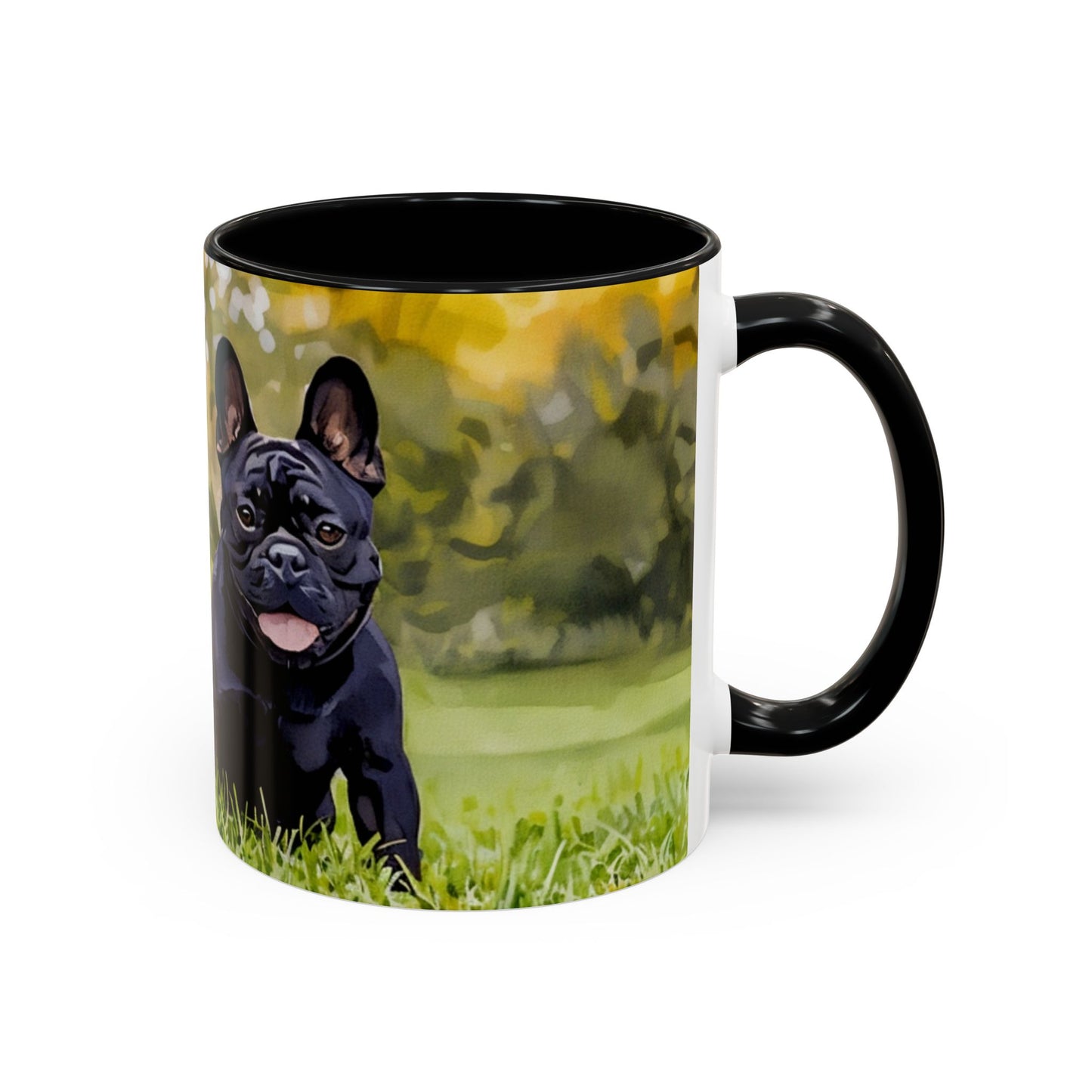 Personalized Watercolor Coffee Mug, Dog Lovers Gift, Cute Accent Mug, Animal Lover's Drinkware, Cat & Dog Mug, Pet Lover Gift