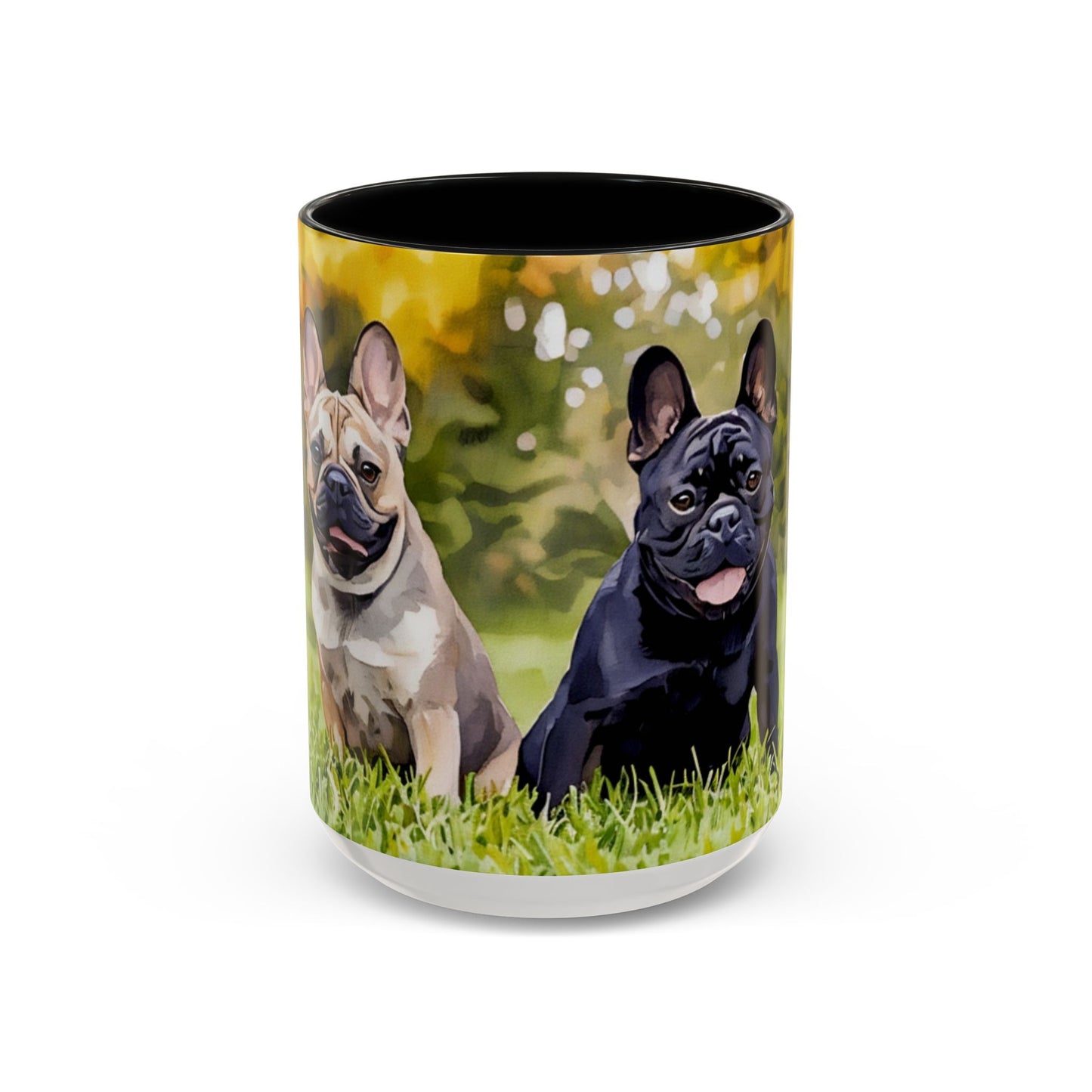 Personalized Watercolor Coffee Mug, Dog Lovers Gift, Cute Accent Mug, Animal Lover's Drinkware, Cat & Dog Mug, Pet Lover Gift
